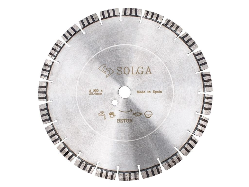 Диск алмазный Solga Diamant PROFESSIONAL10 сегментный (железобетон) 350мм/25,4