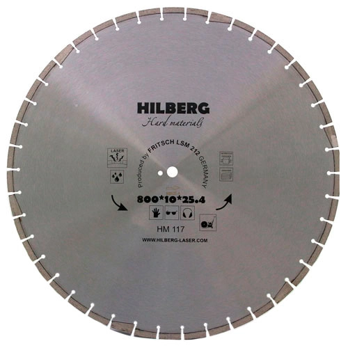 Диск алмазный HILBERG HARD MATERIALS Лазер 800 мм