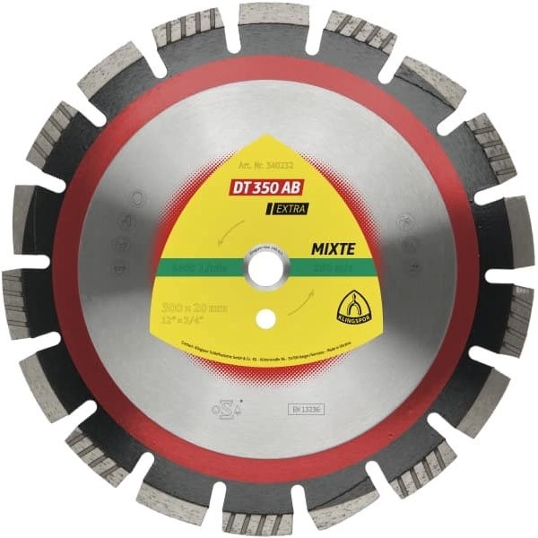 Алмазный диск KLINGSPOR 400X3,6X25,4/24W/12/S/DT/EXTRA/DT350AB