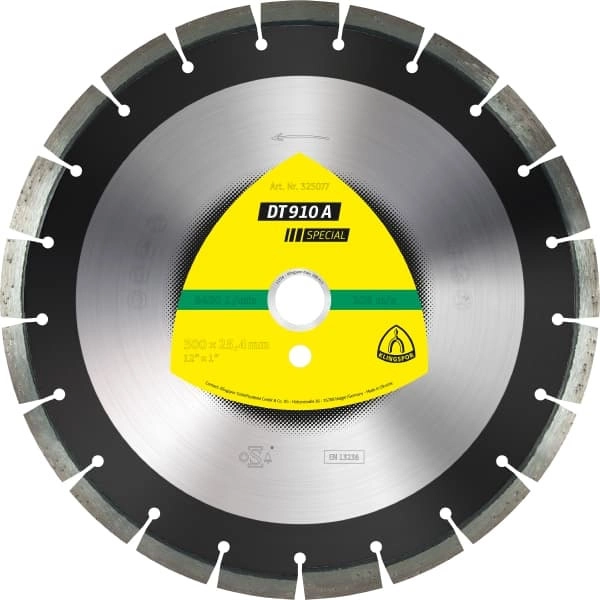 Алмазный диск KLINGSPOR 300X2,8X25,4/21E/12/S/DT/SPECIAL/DT910A