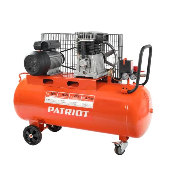 Компрессор поршневой ременной PATRIOT PTR 100-440I