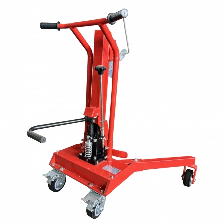 фото ручная гидравлическая тележка для бочек oxlift oxdt350p 350 кг, для паллет