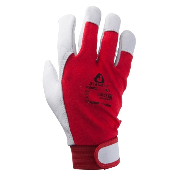 фото перчатки jeta safety кожаные (козья кожа/хлопок), jle021