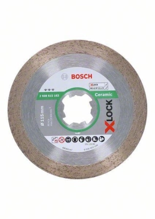Круг алмазный BOSCH BEST FOR CERAMIC (2608615163) Ф115хX-LOCK по керамике