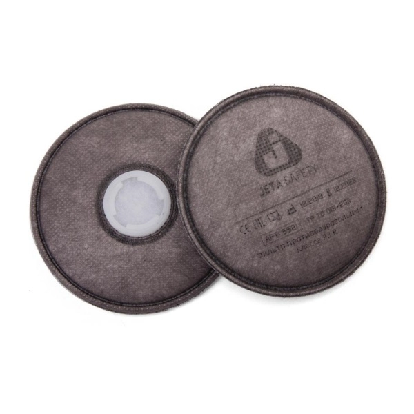 фото фильтр jeta safety 5521 (p3 r) противоаэрозольный (2 шт)