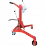 фото ручная гидравлическая тележка для бочек oxlift oxdt350p 350 кг, для паллет