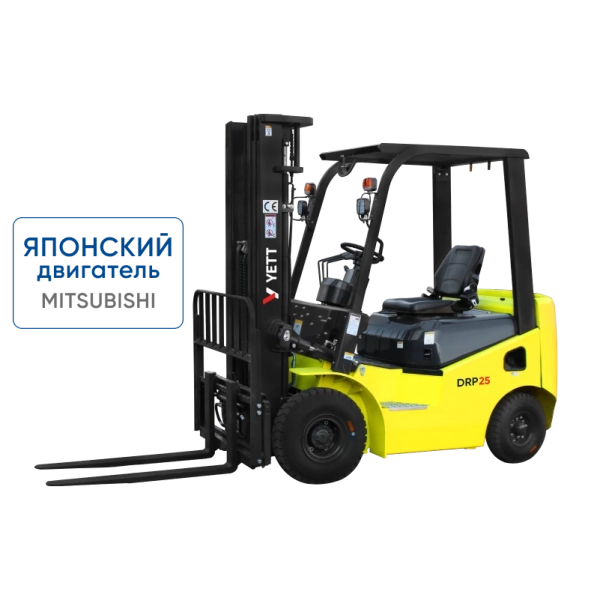 фото дизельный погрузчик с японским двигателем yett drp25-m1k2c-m300-3w