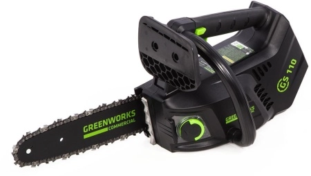 фото пила цепная аккумуляторная greenworks gd40tcs (2003807) без акк. и зу