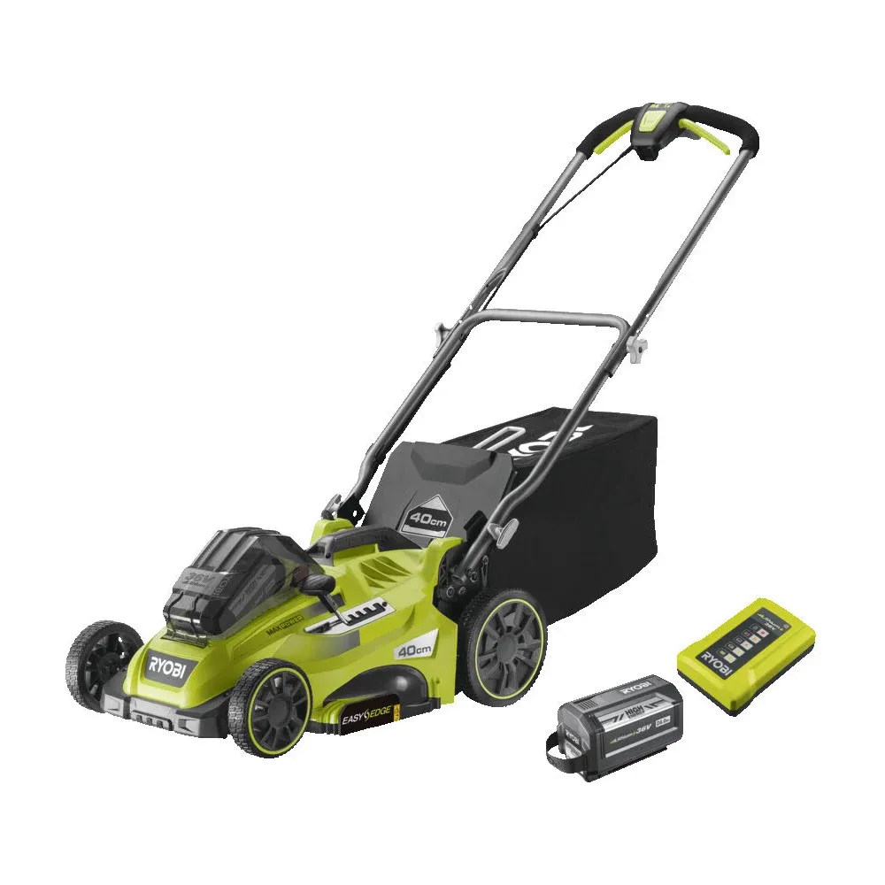 фото бесщеточная газонокосилка ryobi rlm36x41h60pg