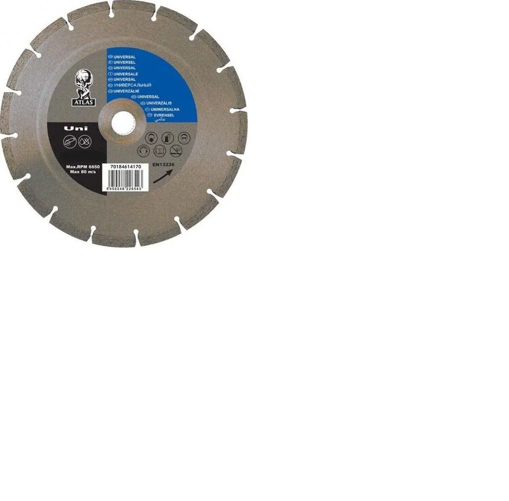 Круг алмазный NORTON ATLAS UNI 125X22.23 (70184614168)