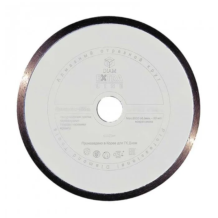 Алмазный диск DIAM CERAMICS-ELITE 1A1R 180X1,6X7,0X25,4 (керамика)