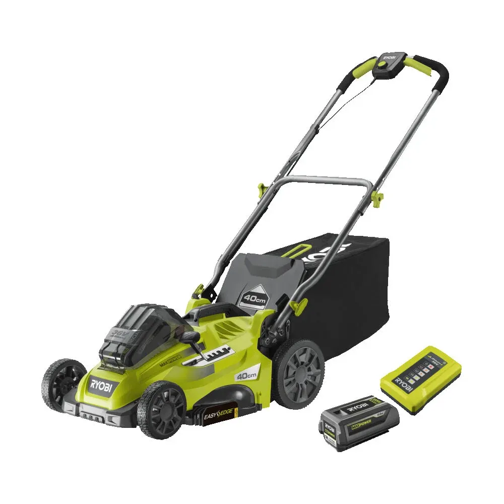 фото бесщеточная газонокосилка ryobi rlm36x41h50g